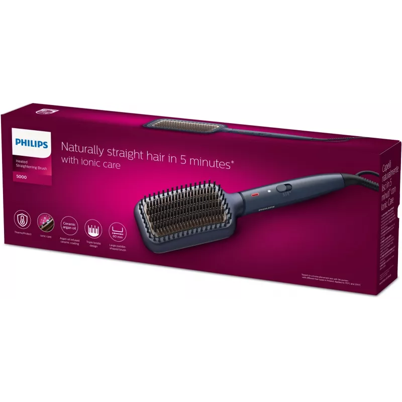 Philips 5000 Series Glättbürste BHH885/00, blau