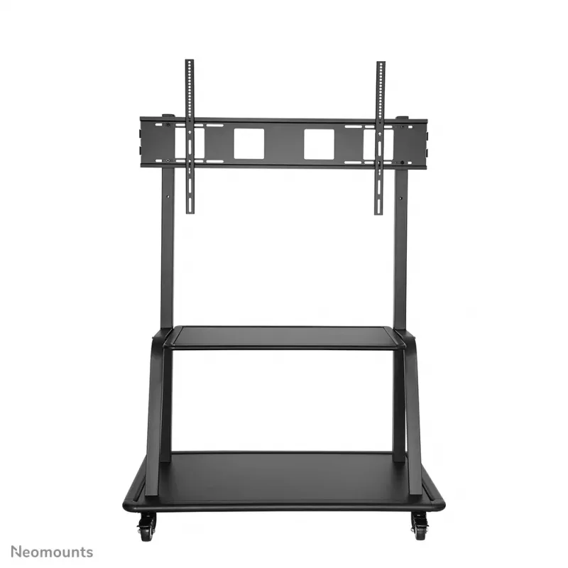 Neomounts NS-M4000Schwarz TV-Rollwagen 60–105 Zoll, Schwarz, fester Bodenständer, Stahl, 150 kg, 152,4 cm (60 Zoll), 2,67 m (105 Zoll)