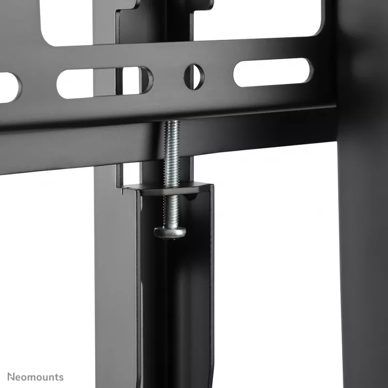 Neomounts NS-M4000Schwarz TV-Rollwagen 60–105 Zoll, Schwarz, fester Bodenständer, Stahl, 150 kg, 152,4 cm (60 Zoll), 2,67 m (105 Zoll)