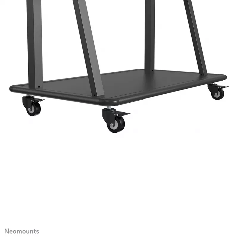 Neomounts NS-M4000Schwarz TV-Rollwagen 60–105 Zoll, Schwarz, fester Bodenständer, Stahl, 150 kg, 152,4 cm (60 Zoll), 2,67 m (105 Zoll)