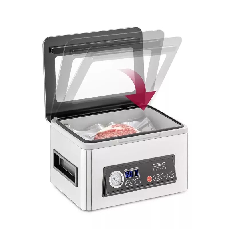Vakuumierer Caso VacuChef 50 Power 300 W Edelstahl Modell 01416 zur Lebensmittelkonservierung