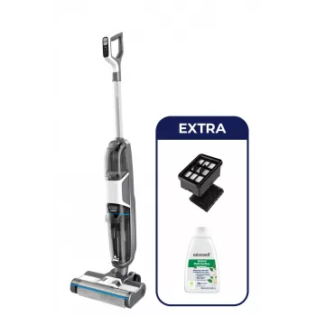 Bissell CrossWave HF3 Cordless Select Upright vacuum Batterie Dry&wet Bagless 0 L 255 W Grau, White