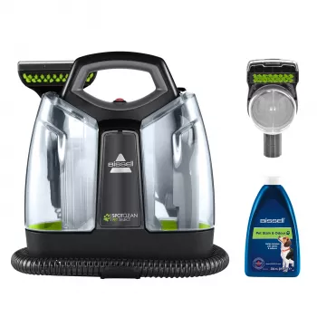 Bissell SpotClean Pet Select Teppichreinigungsmaschine Handheld Deep Schwarz, Grün, Transparent
