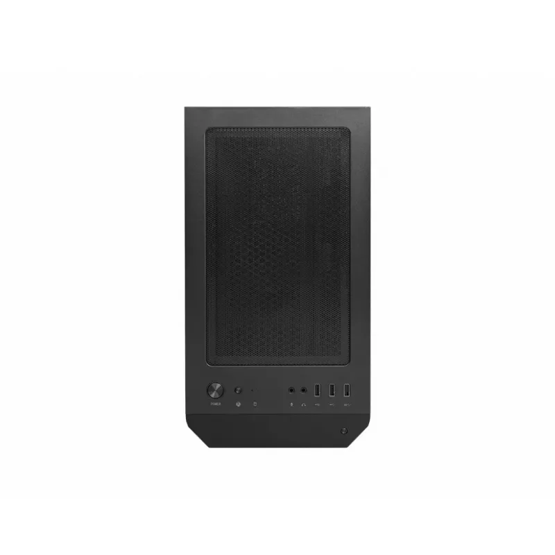 PC-Gehäuse MSI MAG FORGE M100A Micro Tower Schwarz mit gehärtetem Glas, 3x120mm Frontlüfter, RGB, microATX/Mini‑ITX