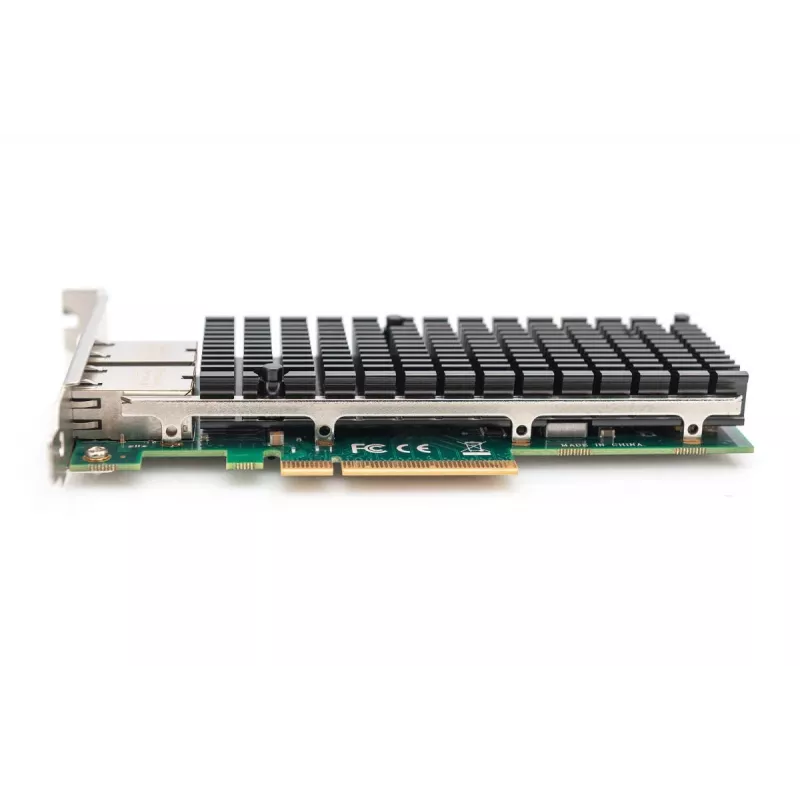 DIGITUS Ethernet Serveradapter – 10 Gbit/s Dual-Port PCIe X8, Intel X540 BT2