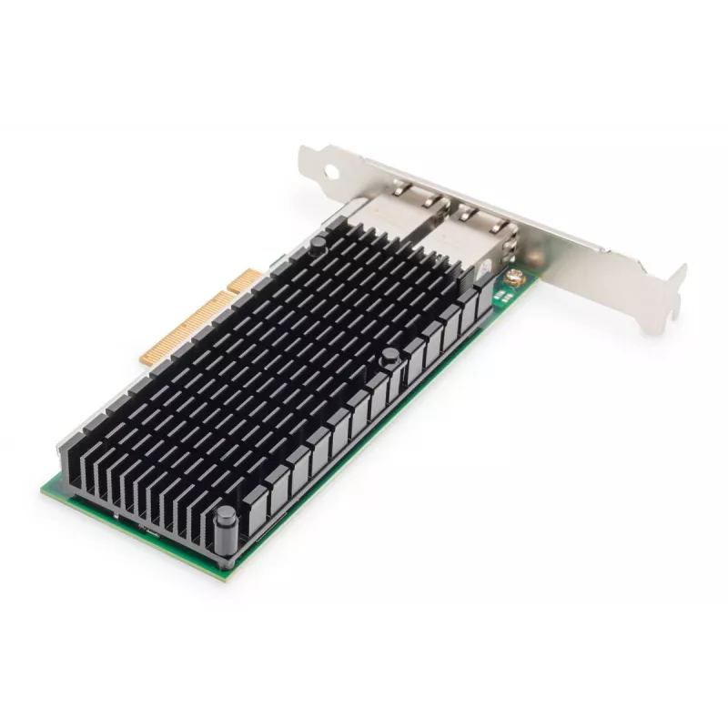 DIGITUS Ethernet Serveradapter – 10 Gbit/s Dual-Port PCIe X8, Intel X540 BT2