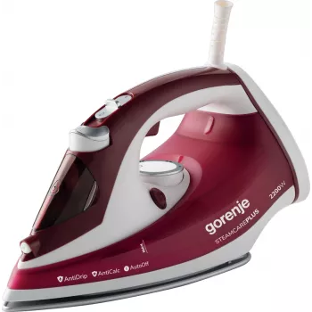 Gorenje SIH2200RBC Dampfbügeleisen Keramiksohle 2200 W Rot