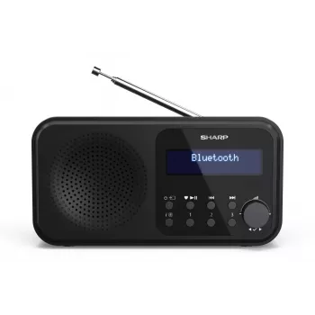 Sharp DR-P420(BK) Tokyo Tragbares Digitalradio, Tragbar, Digital, DAB, DAB+, UKW, Auto-Scan, Auto-Tuning, 2 W, AAC