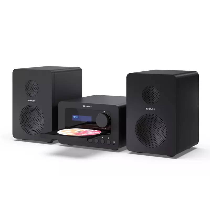 Sharp TOKYO DAB+ HI-FI Micro System Home-Audio-Mikrosystem 40 W Schwarz
