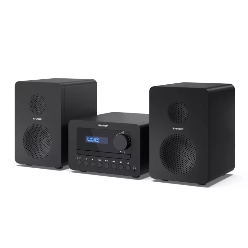 Sharp TOKYO DAB+ HI-FI Micro System Home-Audio-Mikrosystem 40 W Schwarz