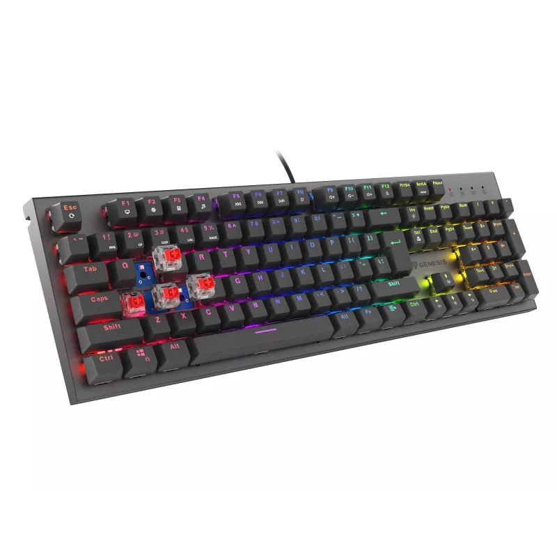 GENESIS Thor 303 Tastatur Gaming USB QWERTY US International Schwarz
