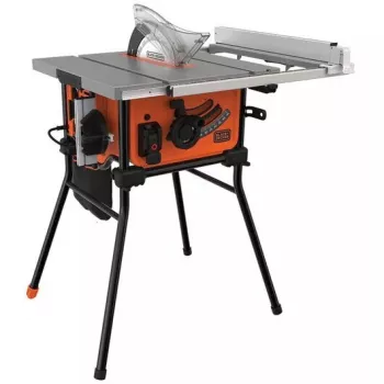 Tischkreissäge Schwarz & Decker BES720-QS — 1800 W, 25,4 cm Sägeblatt, 8,5 cm Schnitttiefe, freistehend, Tischverlängerung