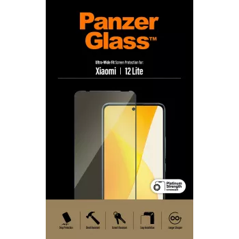 Bildschirmschutz PanzerGlass Xiaomi 12 Lite Ultra-Wide Fit, kratz- und stoßfest