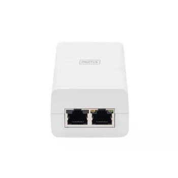 DIGITUS Gigabit Ethernet PoE+ Injector 802.3at, 30 W, kleines Gehäuse, weiß