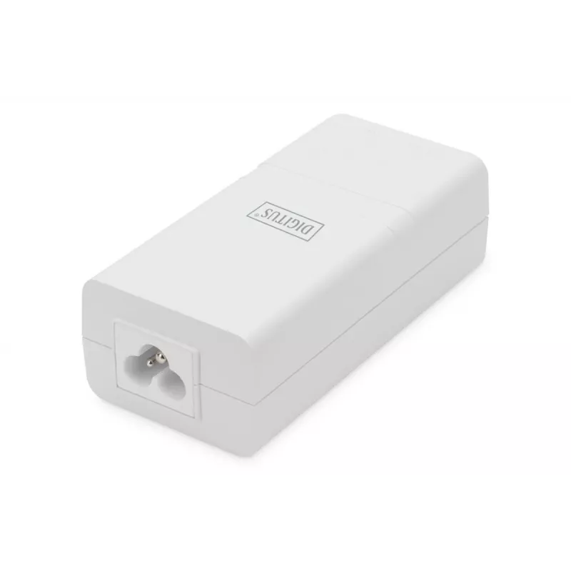 DIGITUS Gigabit Ethernet PoE+ Injector 802.3at, 30 W, kleines Gehäuse, weiß