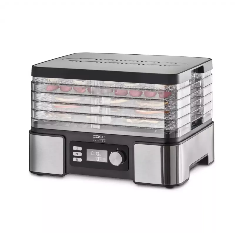 Dörrautomat Caso DH 450 — 5 Einsätze, Leistung 370–450 W