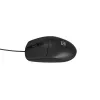 NATEC Maus USB Natec Ruff 2 1000dpi optisch Schwarz