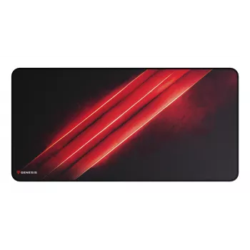 GENESIS Carbon 500 Maxi Flash G2 Gaming-Mauspad Schwarz, Rot