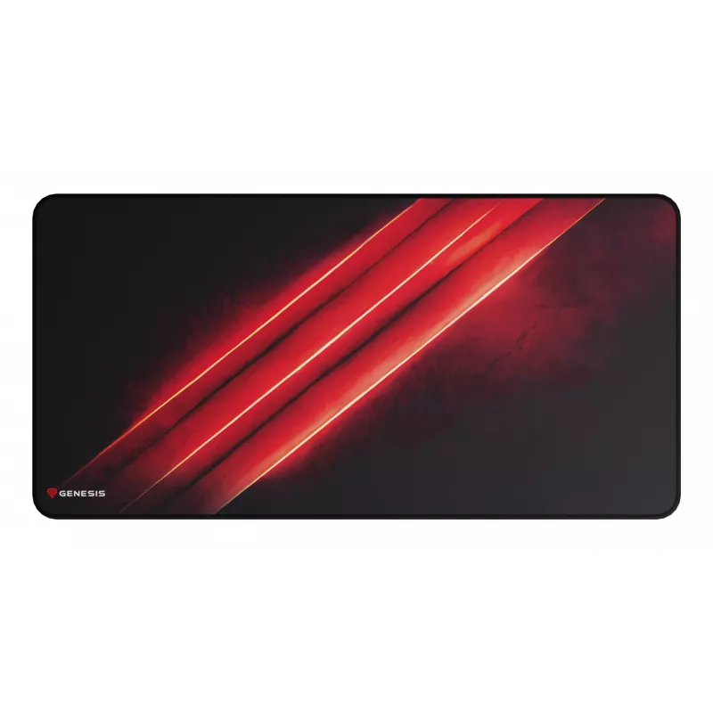 GENESIS Carbon 500 Maxi Flash G2 Gaming-Mauspad Schwarz, Rot