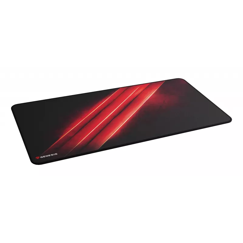 GENESIS Carbon 500 Maxi Flash G2 Gaming-Mauspad Schwarz, Rot