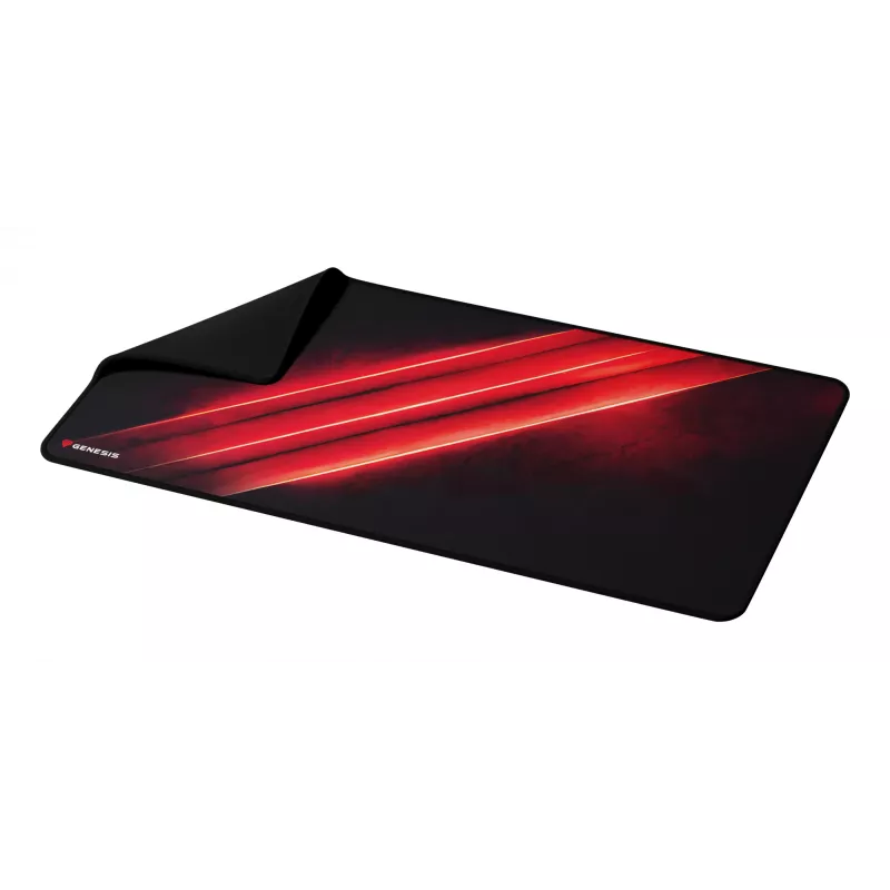 GENESIS Carbon 500 Maxi Flash G2 Gaming-Mauspad Schwarz, Rot
