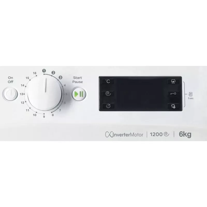 Indesit MTWSE 61294 WK EE Waschmaschine Frontlader 6 kg 1151 U/min Weiß