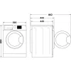 Indesit MTWSE 61294 WK EE Waschmaschine Frontlader 6 kg 1151 U/min Weiß