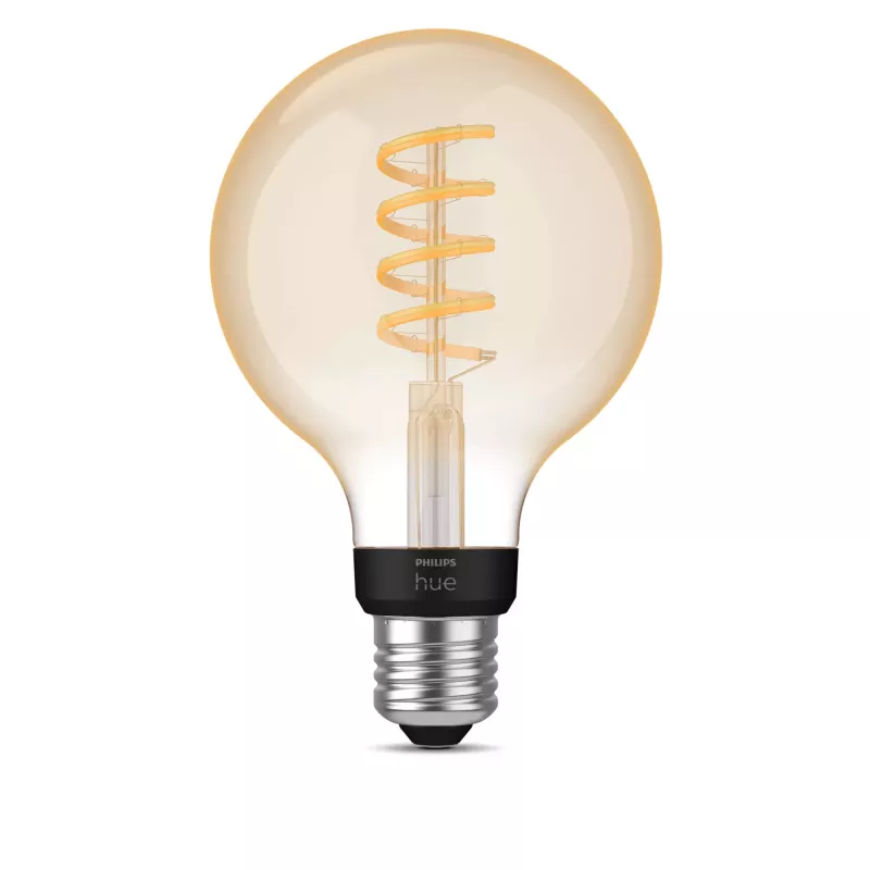 Smart-Birne Philips G93 Globe E27 — LED 7 W, Bluetooth & Zigbee, 95×150 mm