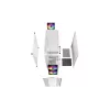 PC-Gehäuse DeepCool CC360 WH ARGB Mini Tower Weiß — Micro-ATX/Mini-ITX, gehärtetes Glas, 2x 3,5 Zoll + 3x 2,5 Zoll, 2x Front 120-mm-Lüfter