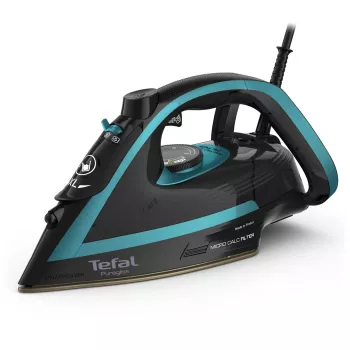Tefal Puregliss FV8066 Dampfbügeleisen Durilium AirGlide Autoclean-Bügelsohle 3000 W Schwarz, Blau