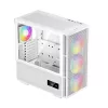 PC-Gehäuse DeepCool CH560 DIGITAL WH Midi-Tower — Weiß, EATX/ATX, gehärtetes Glas, RGB-Lüfter, USB-C