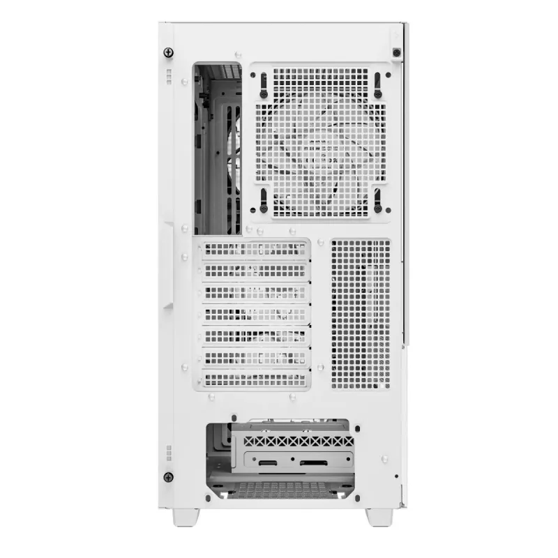 PC-Gehäuse DeepCool CH560 DIGITAL WH Midi-Tower — Weiß, EATX/ATX, gehärtetes Glas, RGB-Lüfter, USB-C