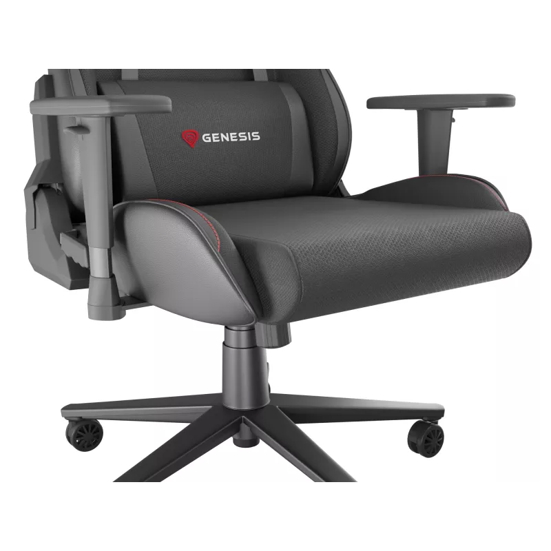 GENESIS Nitro 550 G2 Universal Gaming Chair Gepolsterter Sitz Schwarz
