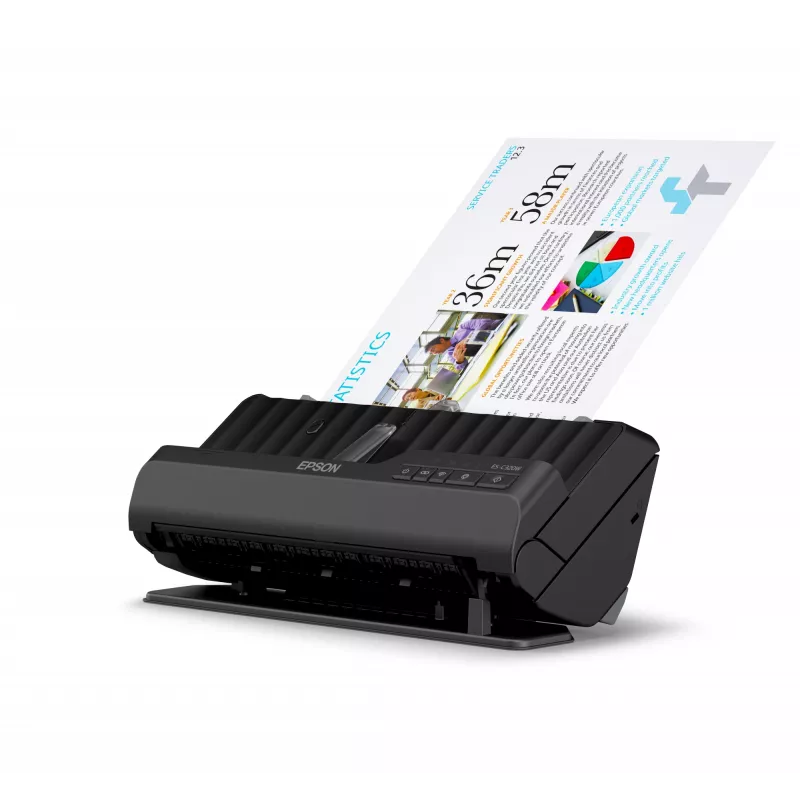 Epson ES-C320W ADF + Einzugsscanner 600 x 600 DPI A4 Schwarz