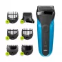 Braun Series 3 310BT Elektrorasierer – Nass- & Trockenfolienrasierer mit Barttrimmer-Aufsätzen