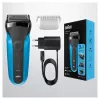 Braun Series 3 310BT Elektrorasierer – Nass- & Trockenfolienrasierer mit Barttrimmer-Aufsätzen