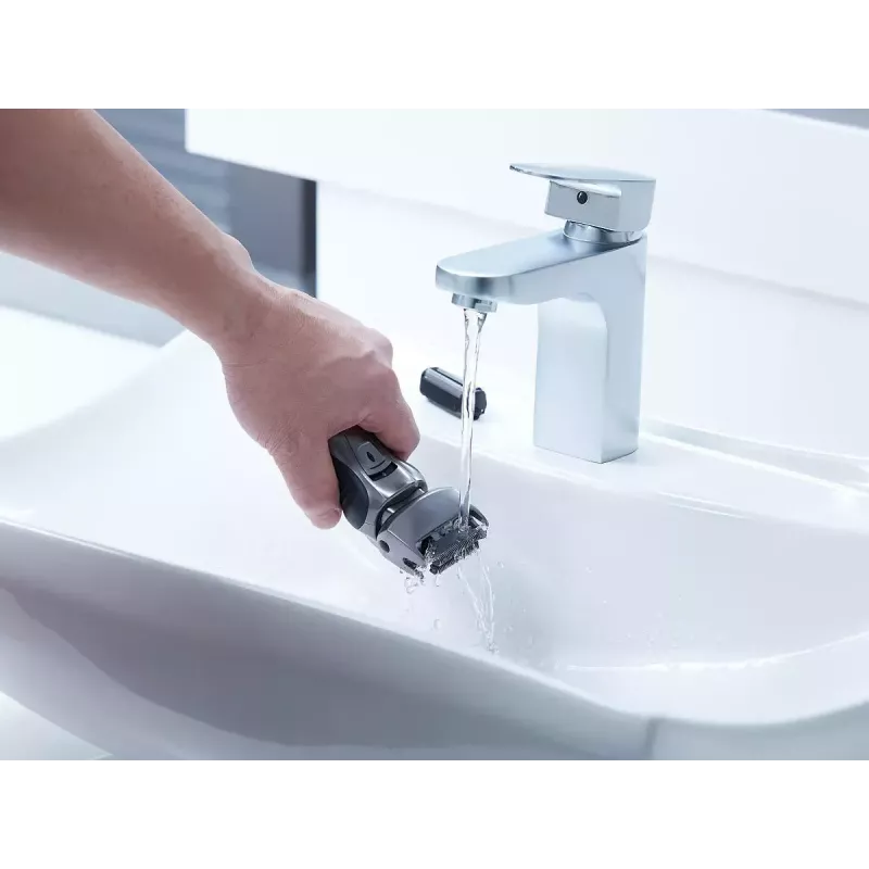 Folienrasierer Panasonic ES-RW33 Schwarz Silber AC Akku 21 Min.