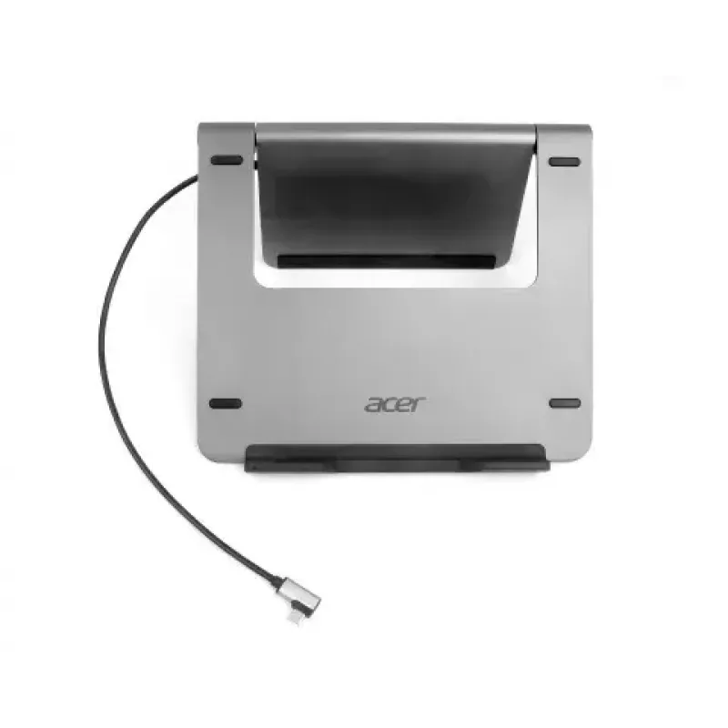 Laptop-Ständer Acer HP.DSCAB.012 für 11,6–15,6 Zoll Notebooks, silber, 270×45×300 mm, 0,821 kg