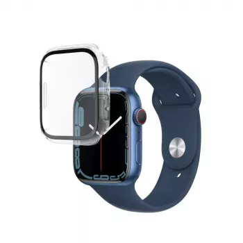 FIXED Schutzfolie für Apple Watch 45mm Series 8 – Polycarbonat klar Vollbildabdeckung