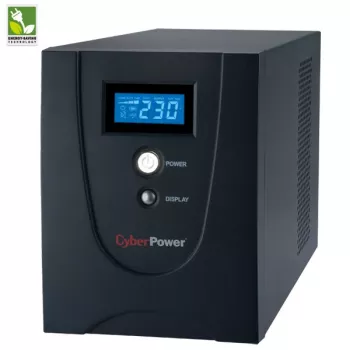 CyberPower Value2200EILCD Line-Interactive-USV, 2200 VA (2,2 kVA), 1320 W, 6x IEC C13, AVR, LCD, USB, Tower, 230 V