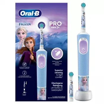 Oral-B Pro Kids Kinder-Rotationszahnbürste Hellblau