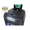 Party-Lautsprecher Sharp PS-949 — 2.1 Kanäle, 132 W PMPO, 20,3 cm (8 Zoll) Tieftöner, Bluetooth A2DP/AVRCP, kabelgebunden & kabellos, schwarz, Kunststoffgehäuse