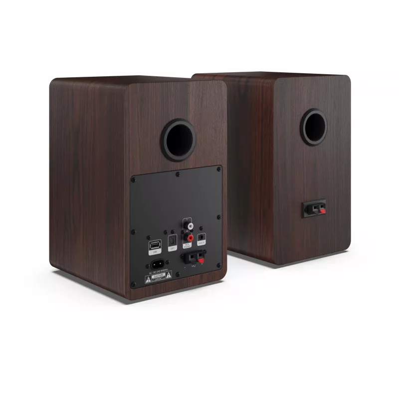 Sharp BOOKSHELF SPEAKERS 2-Wege braun kabelgebunden & kabellos 60 W