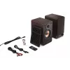Sharp BOOKSHELF SPEAKERS 2-Wege braun kabelgebunden & kabellos 60 W