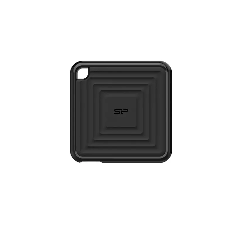 SILICON POWER Tragbare SSD - Pc60 - 2TB - USB 3.2 - Schwarz
