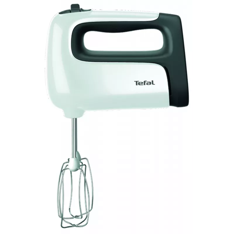 Handmixer Tefal Prep'Mix HT4621 — 500 W, 5 Geschwindigkeiten, Metallbesen, weiß