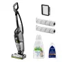 Bissell CrossWave Hydrosteam Pet Pro Akku-Staubsauger AC Nass- und Trockensauger beutellos 0 L 1100 W Schwarz, Silber