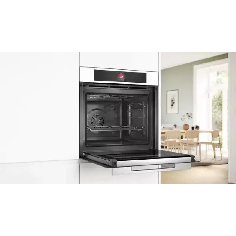Einbau-Backofen Bosch HBG7721W1S, elektrisch, Pyrolyse