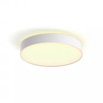 Philips Hue White ambience Enrave Deckenleuchte groß, Smarte Deckenleuchte, Bluetooth, Weiß, LED, Metall, Nicht austauschbare(s) Leuchtmittel