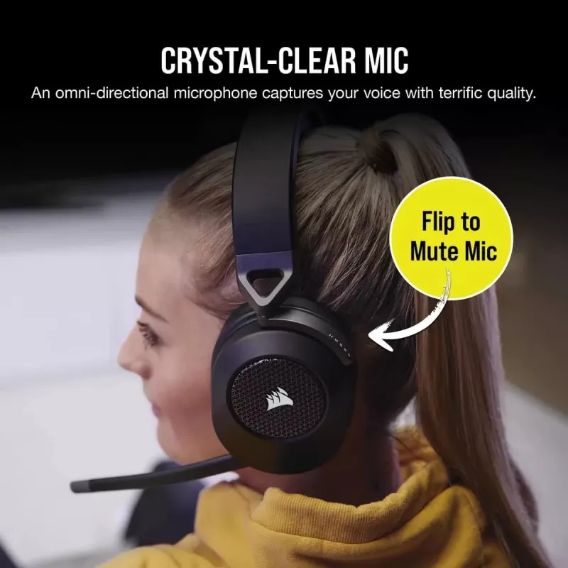 CORSAIR Gaming Headset HS65 - Wireless - Carbon